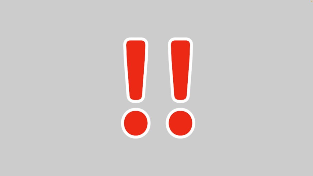 Animated Exclamation Marks (Red)