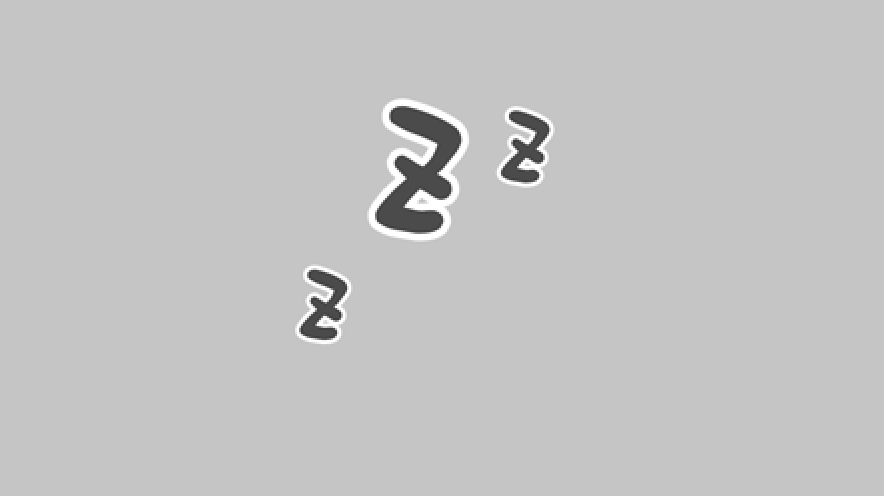 Sleeping Animation | ZZZ Animation [Free video elements]